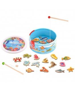 Tooky Toys Wooden magnetic game - Catch a fish - Tooky Toy