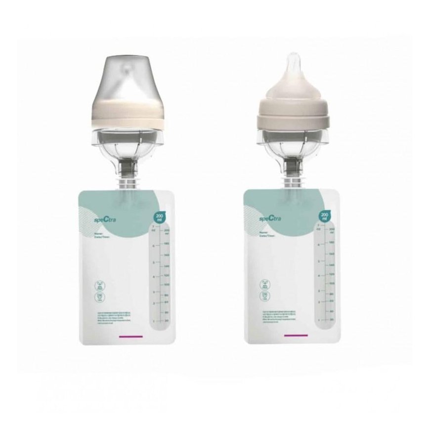 SPECTRA BAGS FOR MILK STORAGE, 10 PCS., 200 ML, WITH CONNECTOR – 3