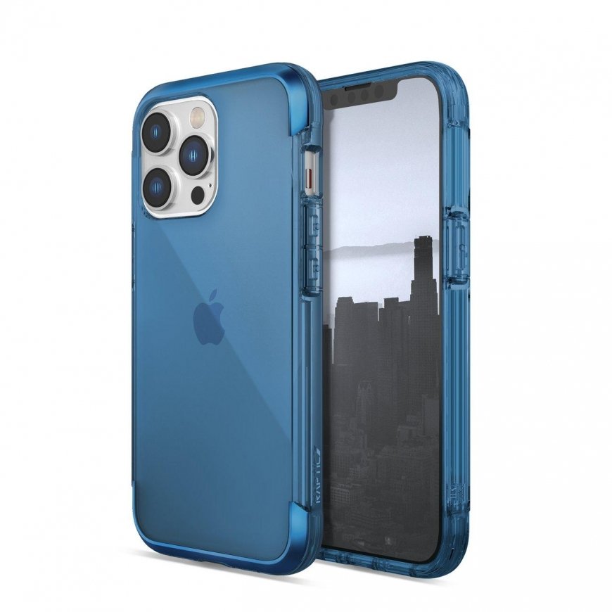 Raptic X-Doria Air Case for iPhone 14 Pro Armor Cover, Blue