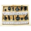 Vorel milling bits for wood 12pcs, 8mm shank, 22550 Vorel milling bits for wood 12pcs, 8mm shank, 22550