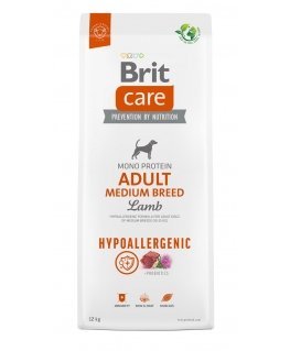BRIT Care Hypoallergenic Adult Medium Breed Lamb - sausā suņu barība - 12 kg