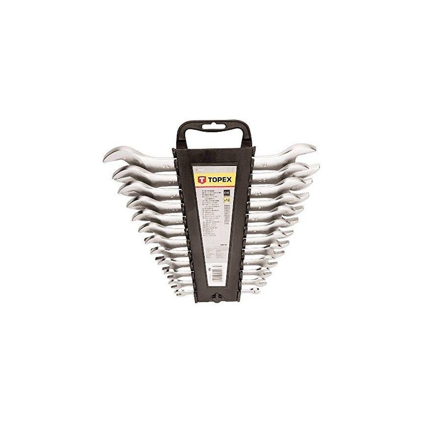 Topex Flat spanner set 6-32mm 12 pcs. (35D657) – 2