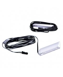 Cama plauktā uzstādīta zila 1LED gaisma