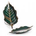 Eurofirany LIMITED COLLECTION LILI3 Decorative leaf-shaped plate, 41 X 19 X 5 cm, color: turquoise, Eurofirany LIMITED COLLECTION LILI3 Decorative leaf-shaped plate, 41 X 19 X 5 cm, color: turquoise,