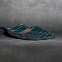 Eurofirany LIMITED COLLECTION LILI3 Decorative leaf-shaped plate, 41 X 19 X 5 cm, color: turquoise, Eurofirany LIMITED COLLECTION LILI3 Decorative leaf-shaped plate, 41 X 19 X 5 cm, color: turquoise,