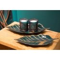 Eurofirany LIMITED COLLECTION LILI3 Decorative leaf-shaped plate, 41 X 19 X 5 cm, color: turquoise, Eurofirany LIMITED COLLECTION LILI3 Decorative leaf-shaped plate, 41 X 19 X 5 cm, color: turquoise,