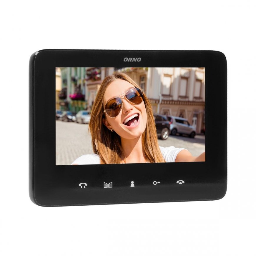 Orno Hands-free video intercom kit, color, LCD 7 inch, with proximity key fob reader, in-ground inte – 6