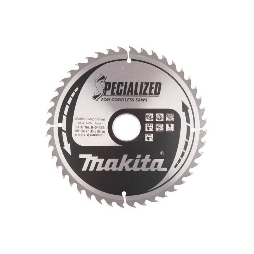Makita B-54433 TCT saw 190X1.45X30mm