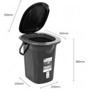 GreenBlue Black and Green tourist toilet (GB320BG)