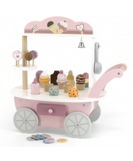 Viga Toys Žaislinė medinė cukrainė ir ledų parduotuvė vaikams PolarB Viga