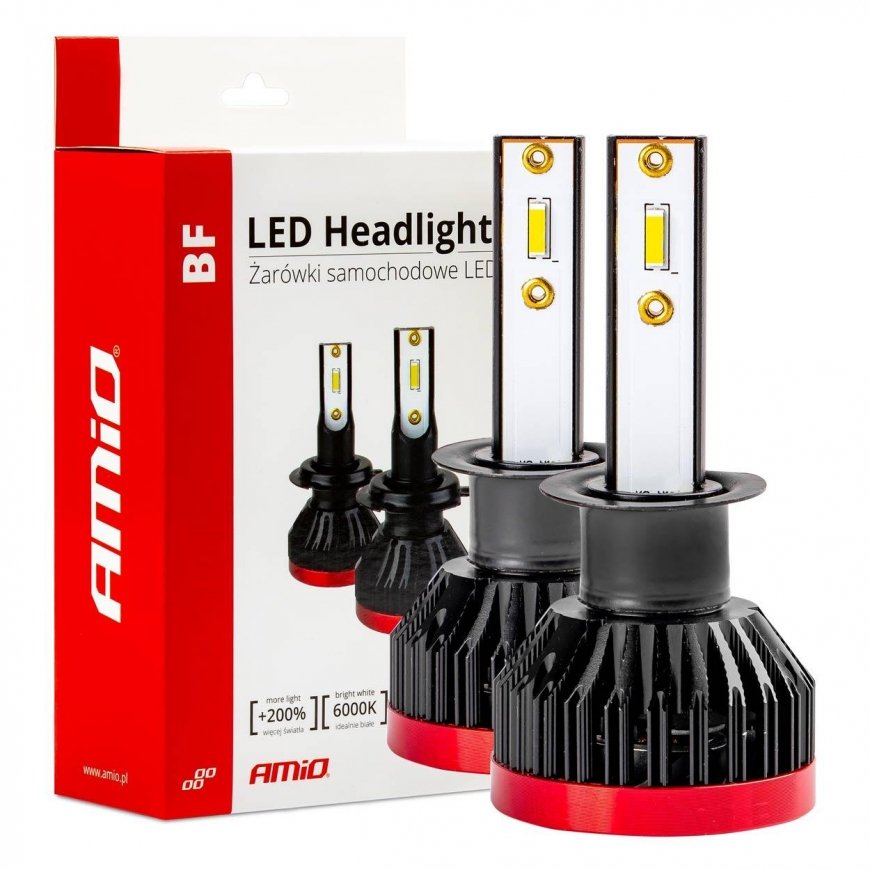 Automobilių lemputės led bf serijos amio h1 – 2