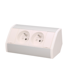 Orno Furniture nest 2x2P + Z, white and silver
