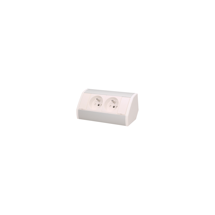 Orno Furniture nest 2x2P + Z, white and silver