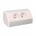 Orno Furniture nest 2x2P + Z, white and silver Orno Furniture nest 2x2P + Z, white and silver