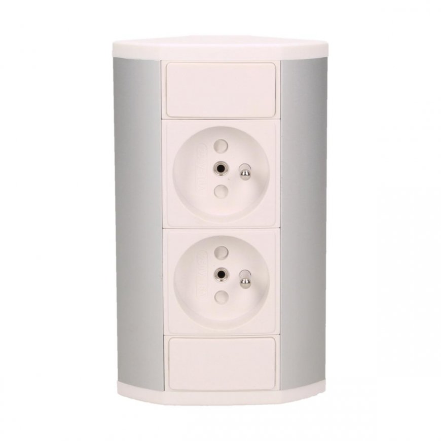 Orno Furniture nest 2x2P + Z, white and silver – 8