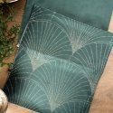 Eurofirany BLINK / 14 Velvet table runner with a large art deco fan pattern, 35X180 cm, color: dark Eurofirany BLINK / 14 Velvet table runner with a large art deco fan pattern, 35X180 cm, color: dark