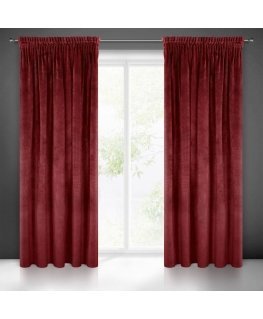 Naktinė užuolaida iš minkšto aksomo Eurofirany DIVA LINE RIA 140X270 cm, juosta/ tunelis/ kabliukai, 300 g/m2, spalva: tamsiai b