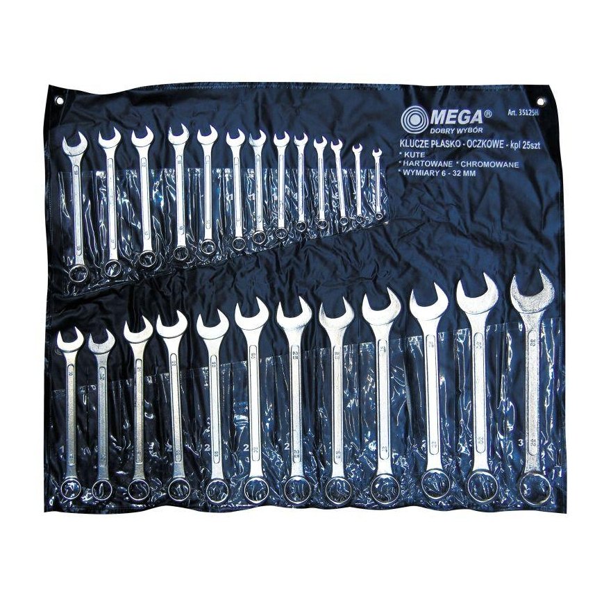 Mega Combination spanner set 6-32mm 25 pcs. (35125H)