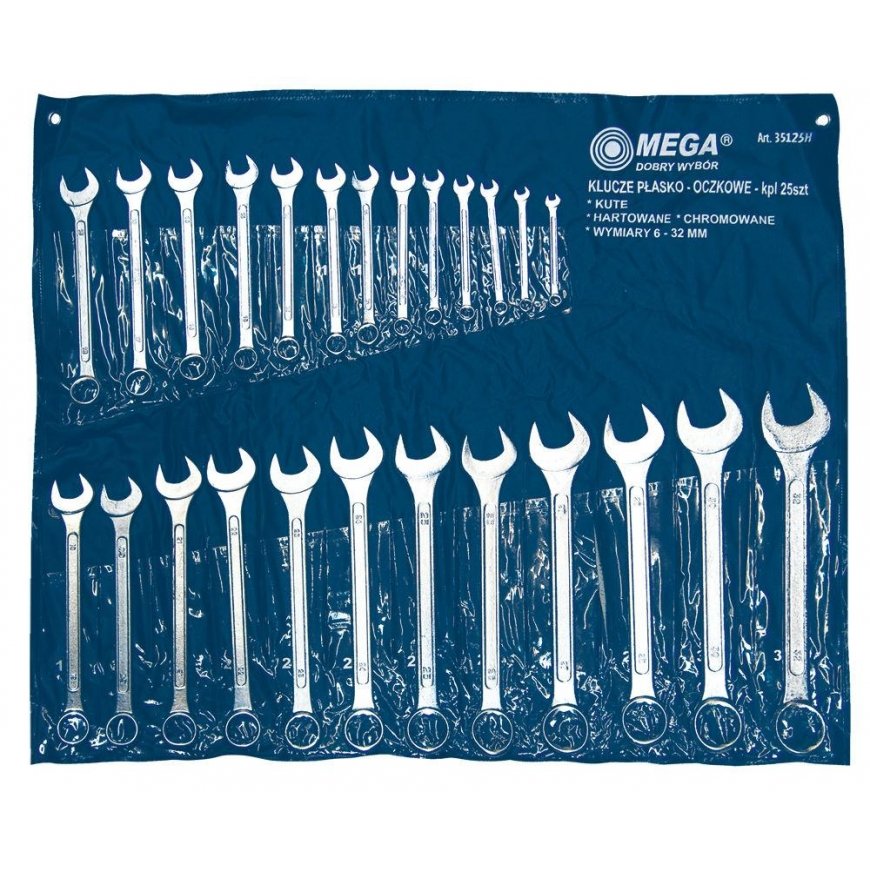 Mega Combination spanner set 6-32mm 25 pcs. (35125H) – 2