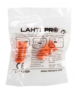 Lahti Pro L171010P foam ear plugs 100 pairs - L171010B