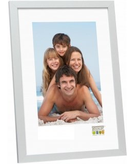 Photo frame Deknudt S44CD1 30x40 wooden silver