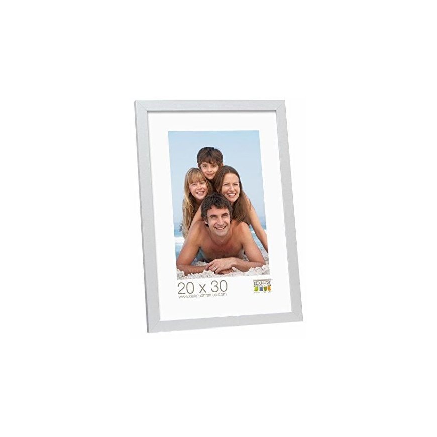 Photo frame Deknudt S44CD1 30x40 wooden silver – 3