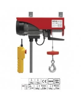 YATO Elektrinis keltuvas 500 W 125/250 kg