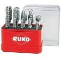 10 dalių kietmetalių frezų rinkinys RUKO 10 dalių kietmetalių frezų rinkinys RUKO