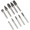 10-piece carbide milling cutter set RUKO 10-piece carbide milling cutter set RUKO