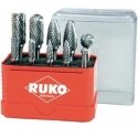 10 dalių kietmetalių frezų rinkinys RUKO 10 dalių kietmetalių frezų rinkinys RUKO