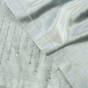 Bedding set Eurofirany ROYAL / 3 Velvet table runner with rhinestones, 35X220 cm, color: silver