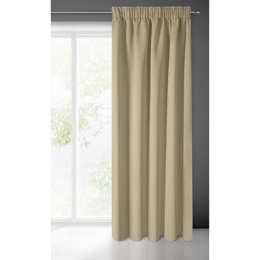 Euro curtains ZAS / LOGAN / BEŻO 135X270 T – 2