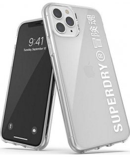 Superdry SuperDry Snap iPhone 11 Pro Max Clear Case white / white 41580