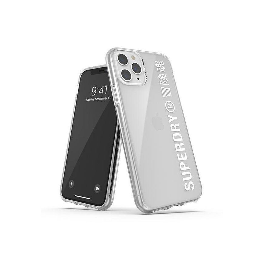 Superdry SuperDry Snap iPhone 11 Pro Max Clear Case white / white 41580 – 2