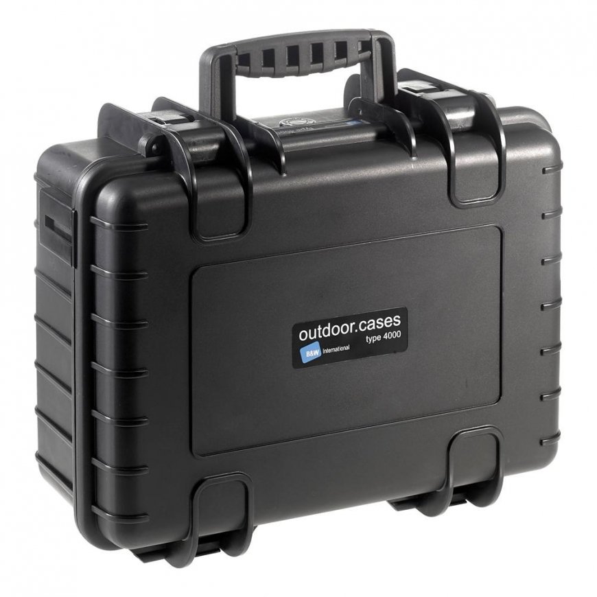 B&W International B&W Outdoor Case Type 4000 black with cut-out foam insert – 3