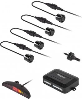 PeiYing Car parking sensors with display (rear) Peiying - black