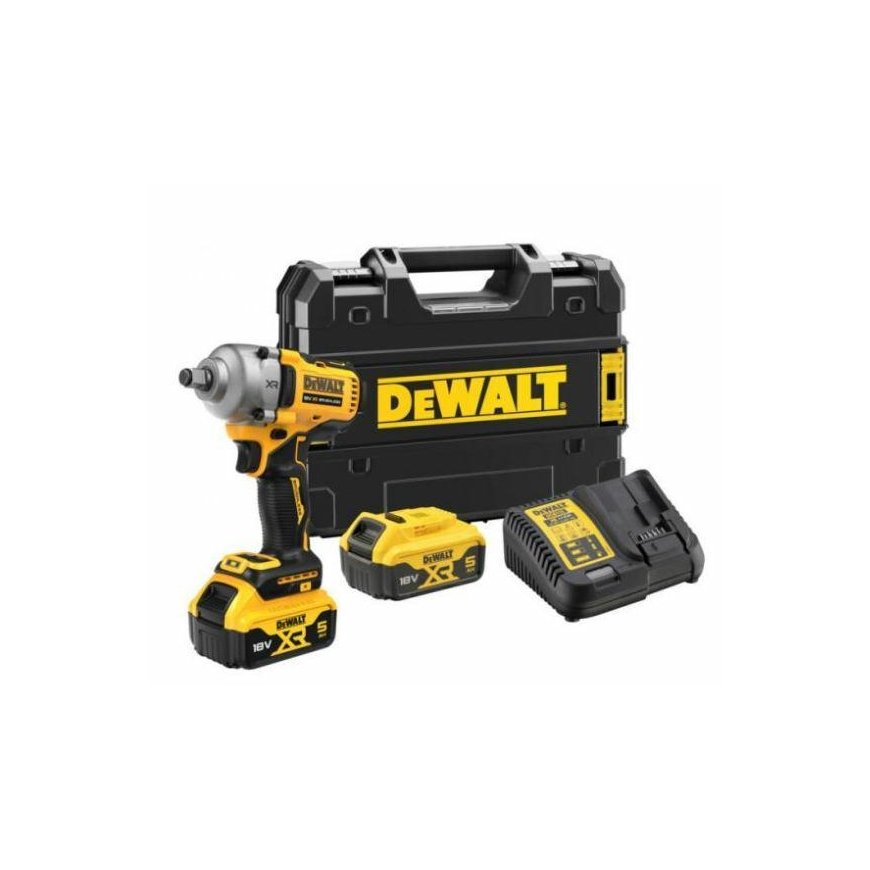 DeWalt akumuliatoriaus raktas 1/2 ", 812Nm, XR 18V, DeWalt [DCF891P2T-QW] Li-Ion, 2x5,0Ah