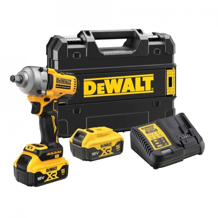 DeWalt akumuliatoriaus raktas 1/2 ", 812Nm, XR 18V, DeWalt [DCF891P2T-QW] Li-Ion, 2x5,0Ah – 2