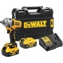 DeWalt Battery Wrench 1/2 ", 812Nm, XR 18V, DeWalt [DCF891P2T-QW] Li-Ion, 2x5.0Ah
