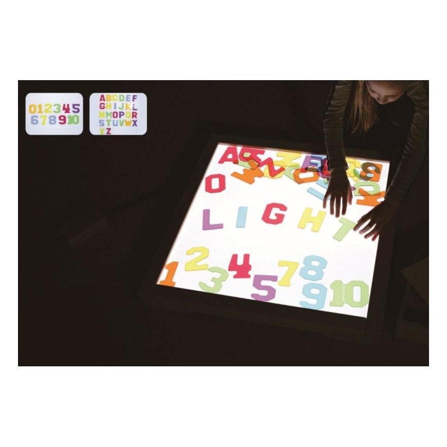 MASTERKIDZ Przezroczyste Cyfry i Litery 38 pcs. – 2