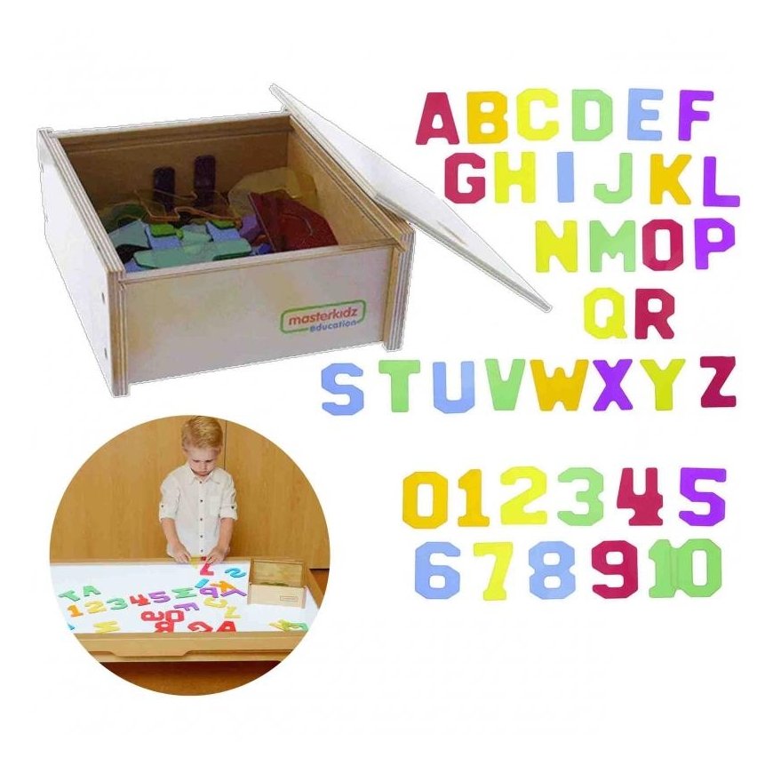 MASTERKIDZ Przezroczyste Cyfry i Litery 38 pcs. – 3