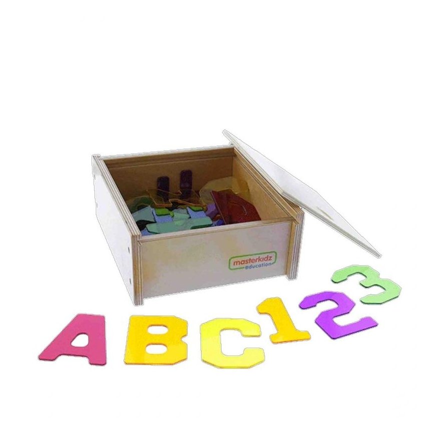 MASTERKIDZ Przezroczyste Cyfry i Litery 38 pcs. – 7