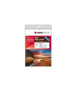 AgfaPhoto AP13050A4M tintes printeru papīrs A4 (210x297 mm) Matēts 50 lapas Sarkans, Balts