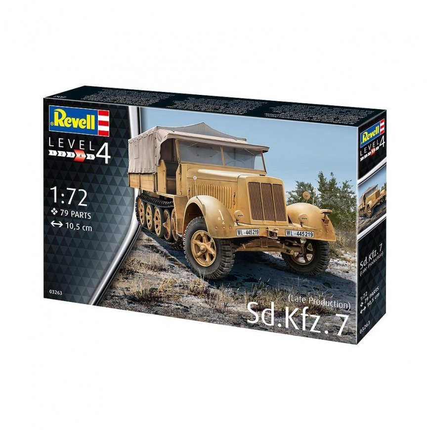 Revell Plastic Model Sd.Kfz. 7 1:72 – 5