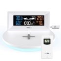 GreenBlue Wireless Weather Station with Wireless Qi Charger Mood Light Base Weather Forecast Calenda GreenBlue Wireless Weather Station with Wireless Qi Charger Mood Light Base Weather Forecast Calenda