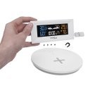 GreenBlue Wireless Weather Station with Wireless Qi Charger Mood Light Base Weather Forecast Calenda GreenBlue Wireless Weather Station with Wireless Qi Charger Mood Light Base Weather Forecast Calenda