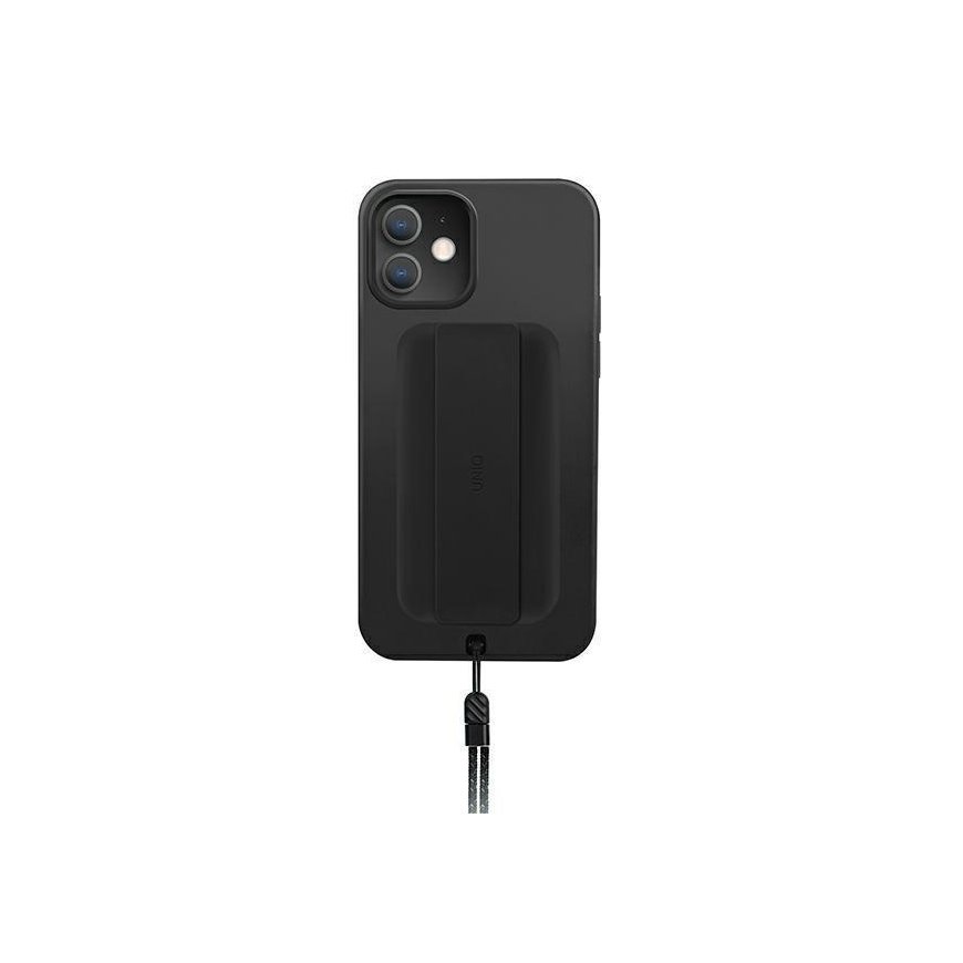 Uniq UNIQ Case Heldro iPhone 12 mini 5.4 inch Black / Midnight Black Antimicrobial