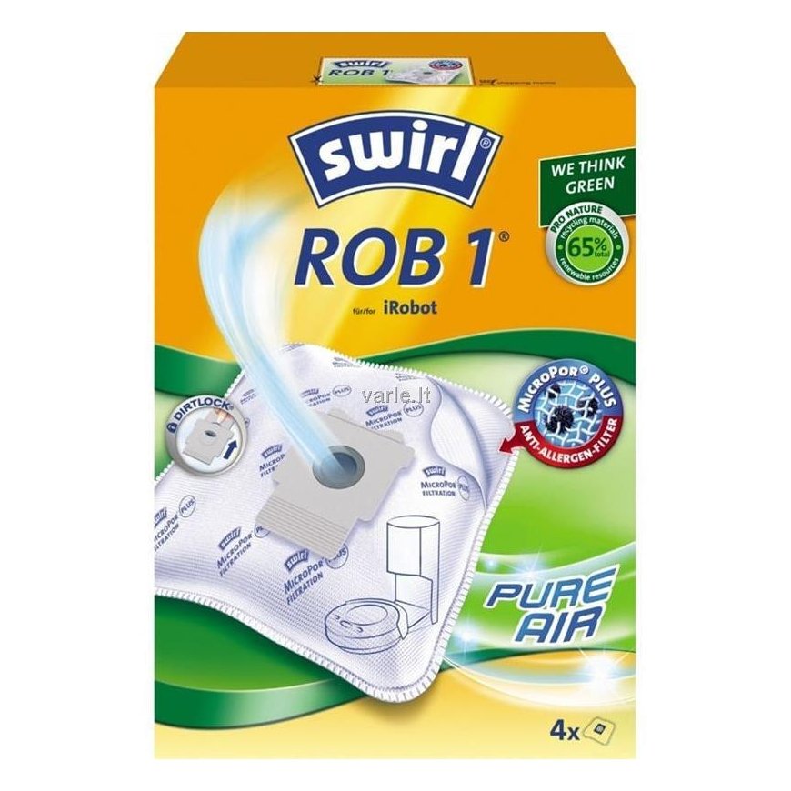 Putekļu maisiņi Swirl EcoPor ROB1