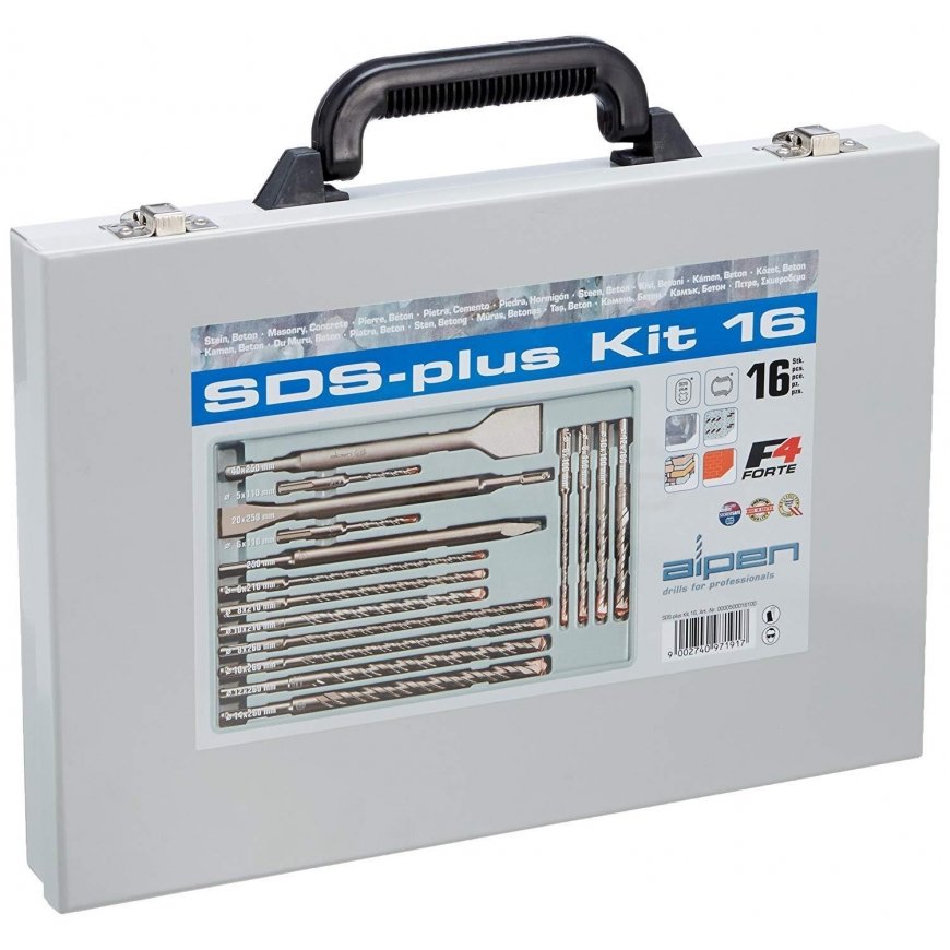 ALPEN 500016100 SDS-PLUS Drill set
