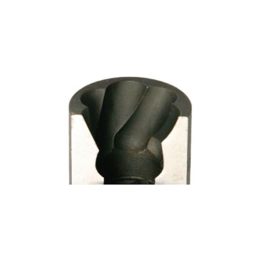 Impact Cap, Elongated, Twisted, Convex 3/8" Square 12mm Size, Koken [3128-80 12]